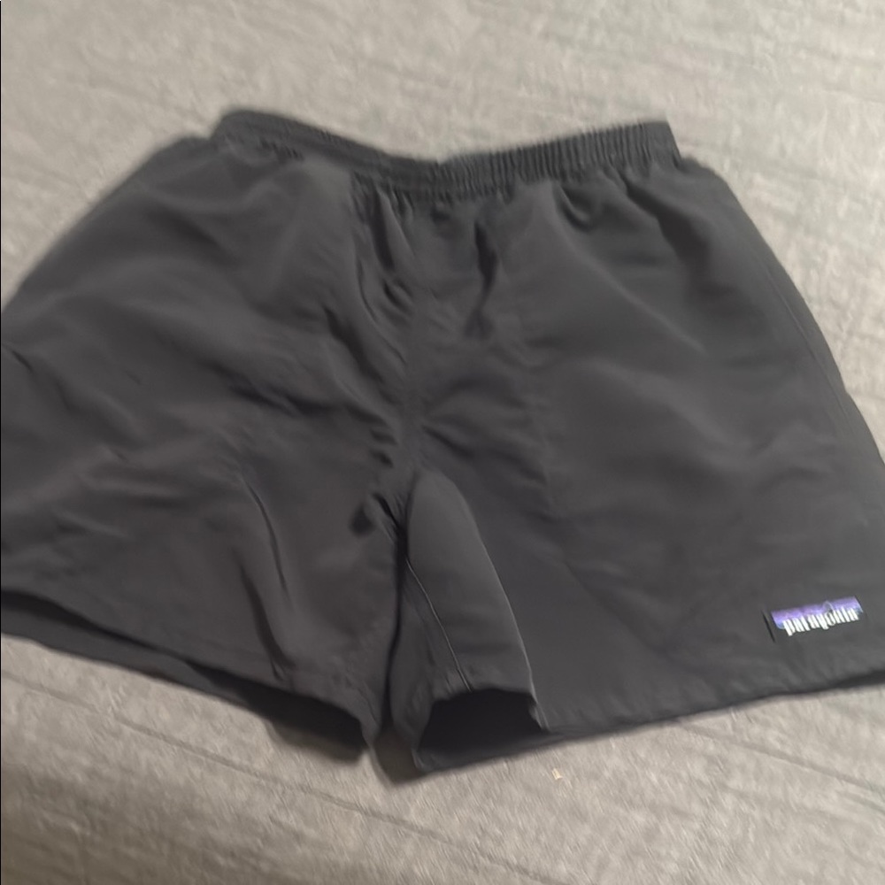 Patagonia Black Athletic Shorts Lightweight Performance